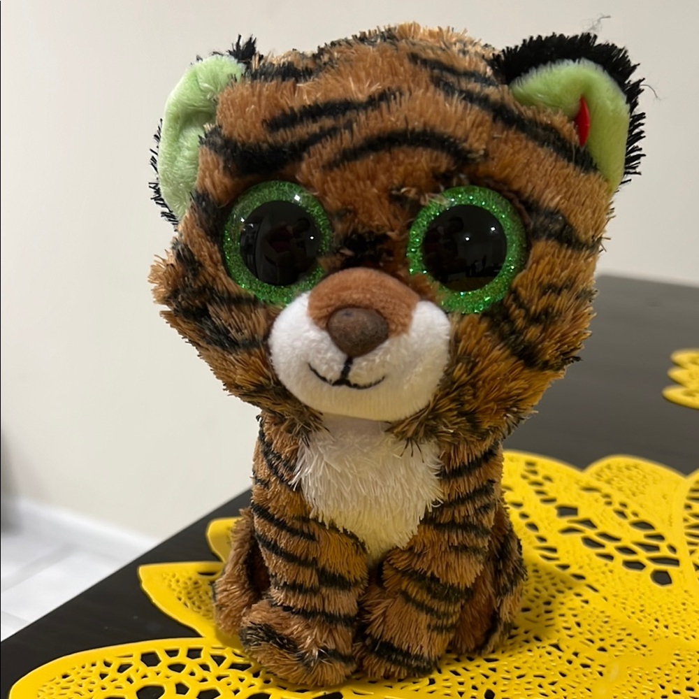Ty Brown and Green Stuffed Animal